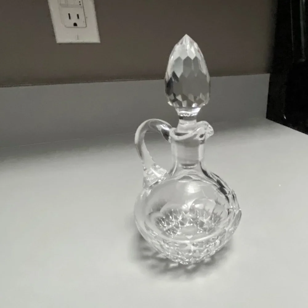 Vintage Waterford Irish Clear Crystal Innisfree Stopper Spout Decanter 6,5